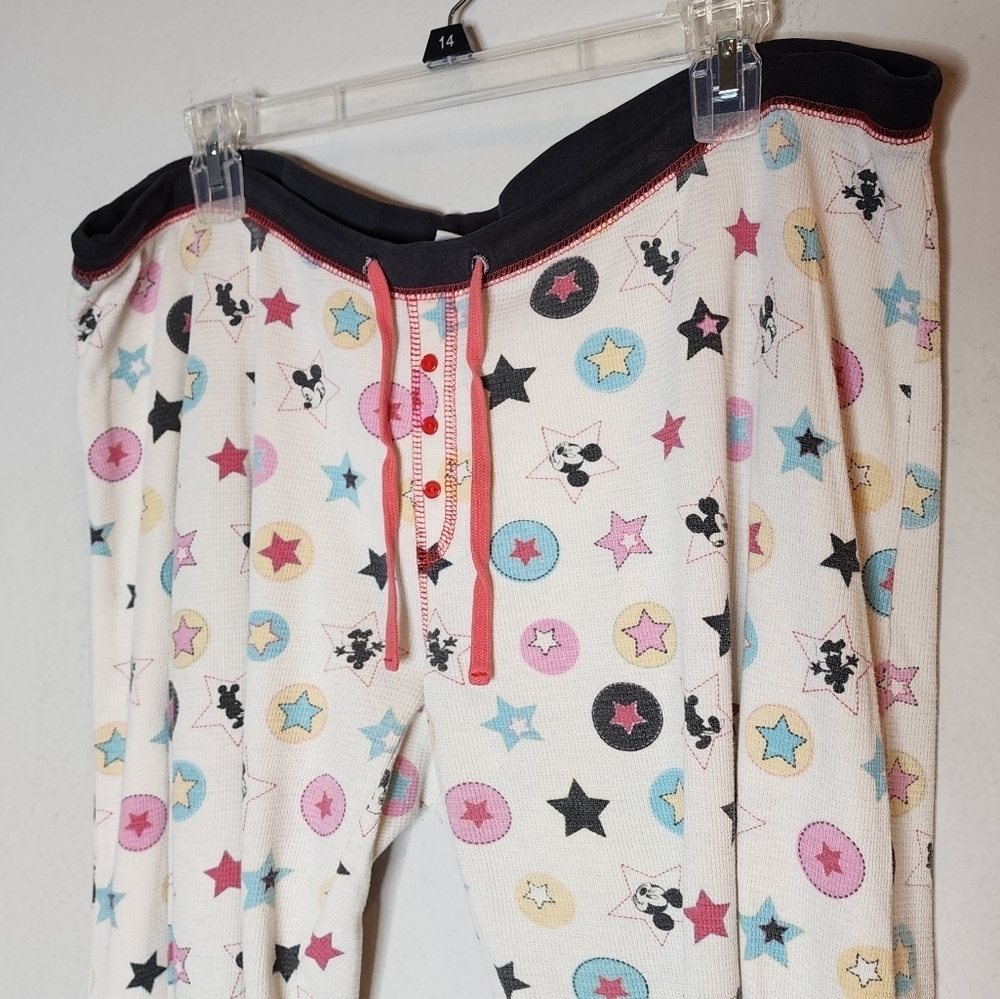 Disney Mickey Mouse Thermal‎ Pajamas Set. Size large. - Picture 3 of 16